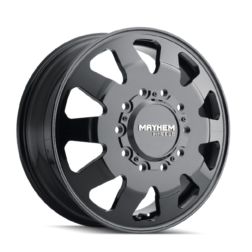 MAYHEM 8181 - Stunning Gloss Black Wheels for Ultimate Performance
