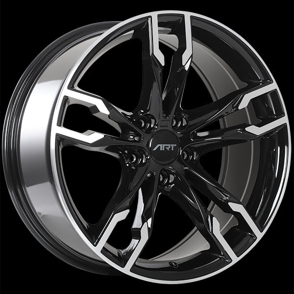 ART Replica REPLICA 165 - Stunning 18x8.0 Gloss Black Wheels with Machined Face