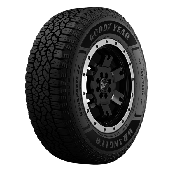 265/65R18 Goodyear WRANGLER WORKHORSE AT 114T SL 580-B-B - All-Weather Tire for Unbeatable Performance