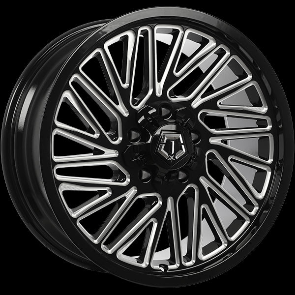 TIS Wheels 553 - Stunning 20x9.0 Gloss Black Wheels with Milled Edge