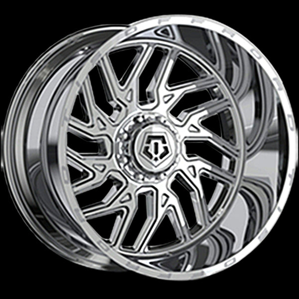 Stunning TIS Wheels 544 Chrome - 20x9.0 6x135/6x139.7 ET0 108.1 - Grab Yours Now!