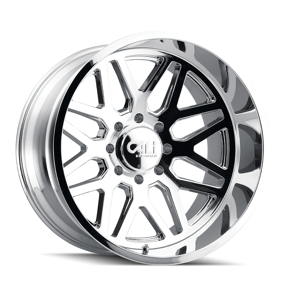 Unleash Your Adventure with CALI OFF-ROAD INVADER 24x14 Chrome Wheels