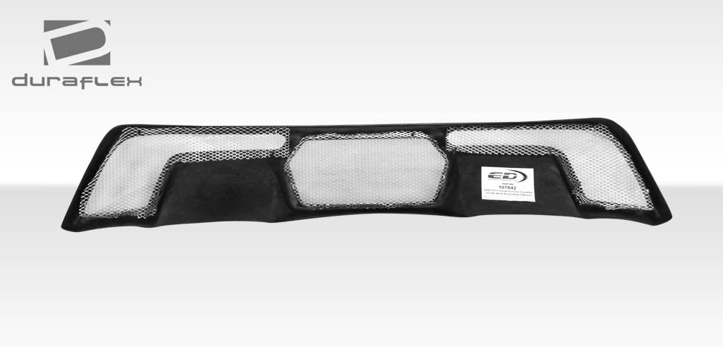 Revamp Your 2008 - 2016 Smart ForTwo with Duraflex GT300 Wide Body Rear Diffuser (1 Piece)