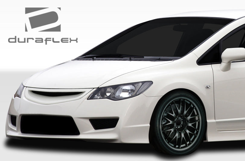 Unleash Your 2006 - 2011 Honda Civic 4DR with Duraflex JDM Type R Conversion Hood!