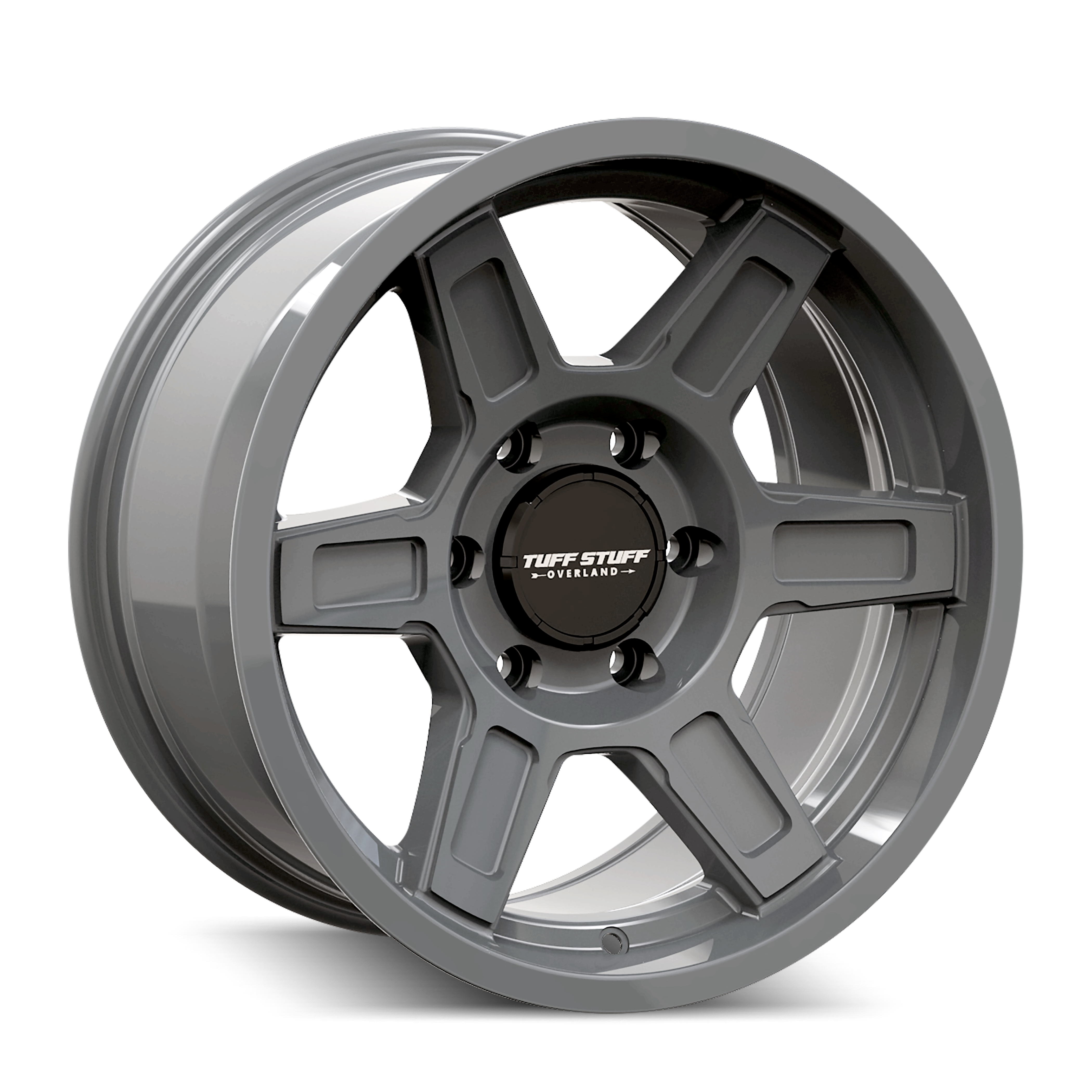 TUFFSTUFF ASCENT 17x8.5 6x139.7 ET0 106 Gloss Grey - Unleash Your Ride's Potential!