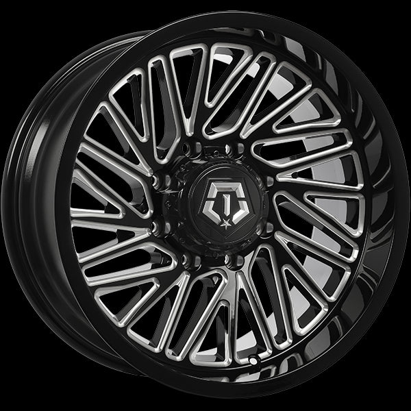 TIS Wheels 553 20x10.0 Gloss Black Milled Edge Wheels - Stunning Design!