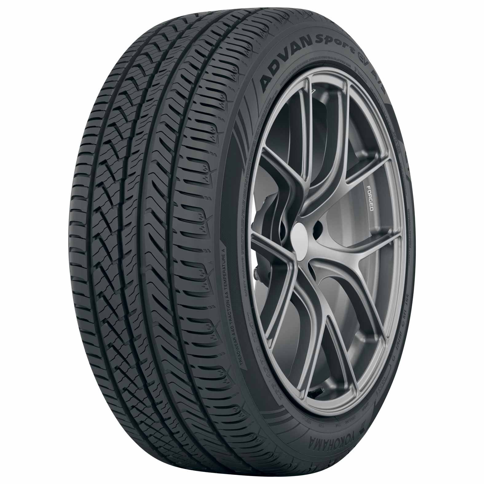 Yokohama ADVAN Sport EV 245/45R19 - High - Performance All - Season Tires