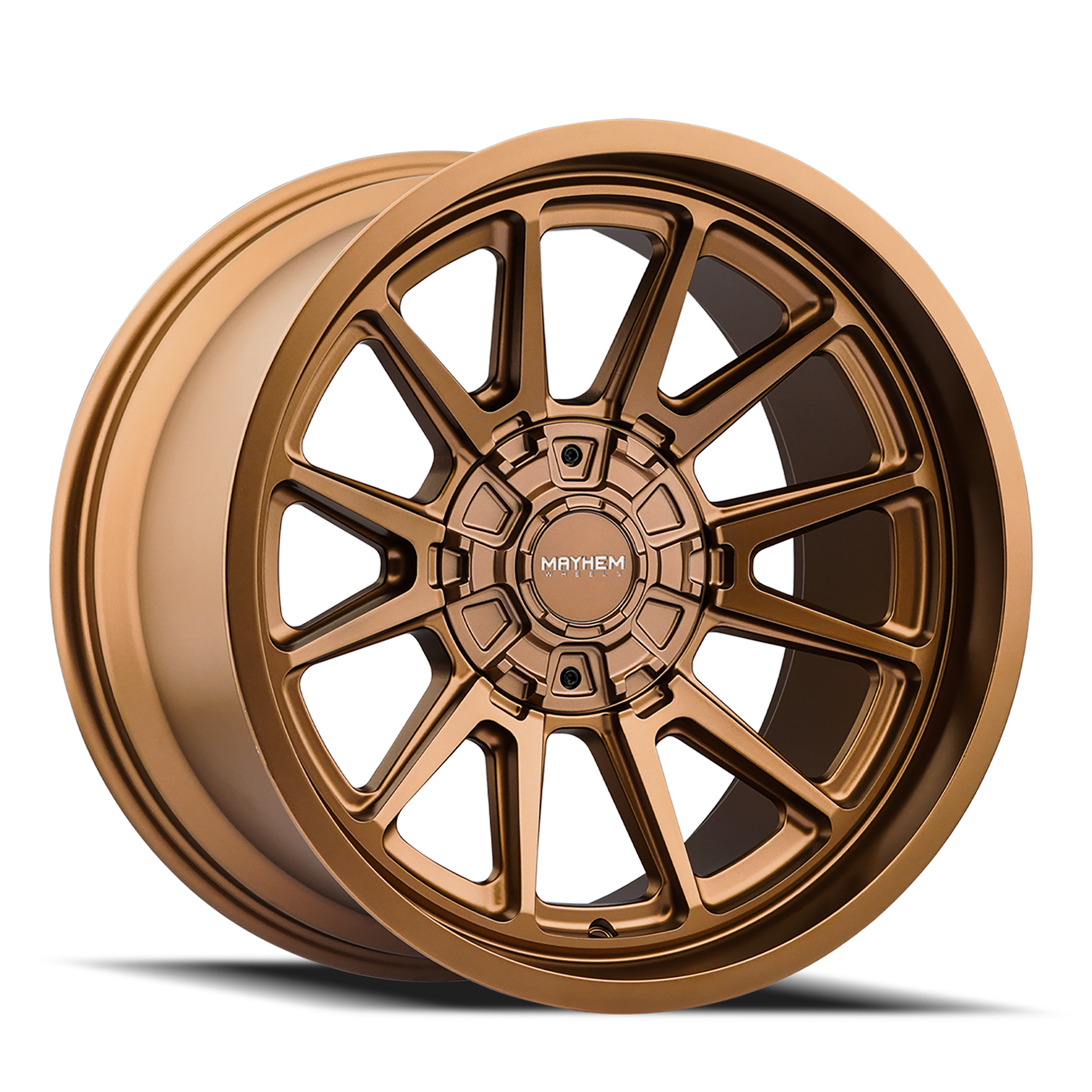 MAYHEM INTREPID - Stunning 20x10 Matte Bronze Wheels with Unique Bolt Patterns