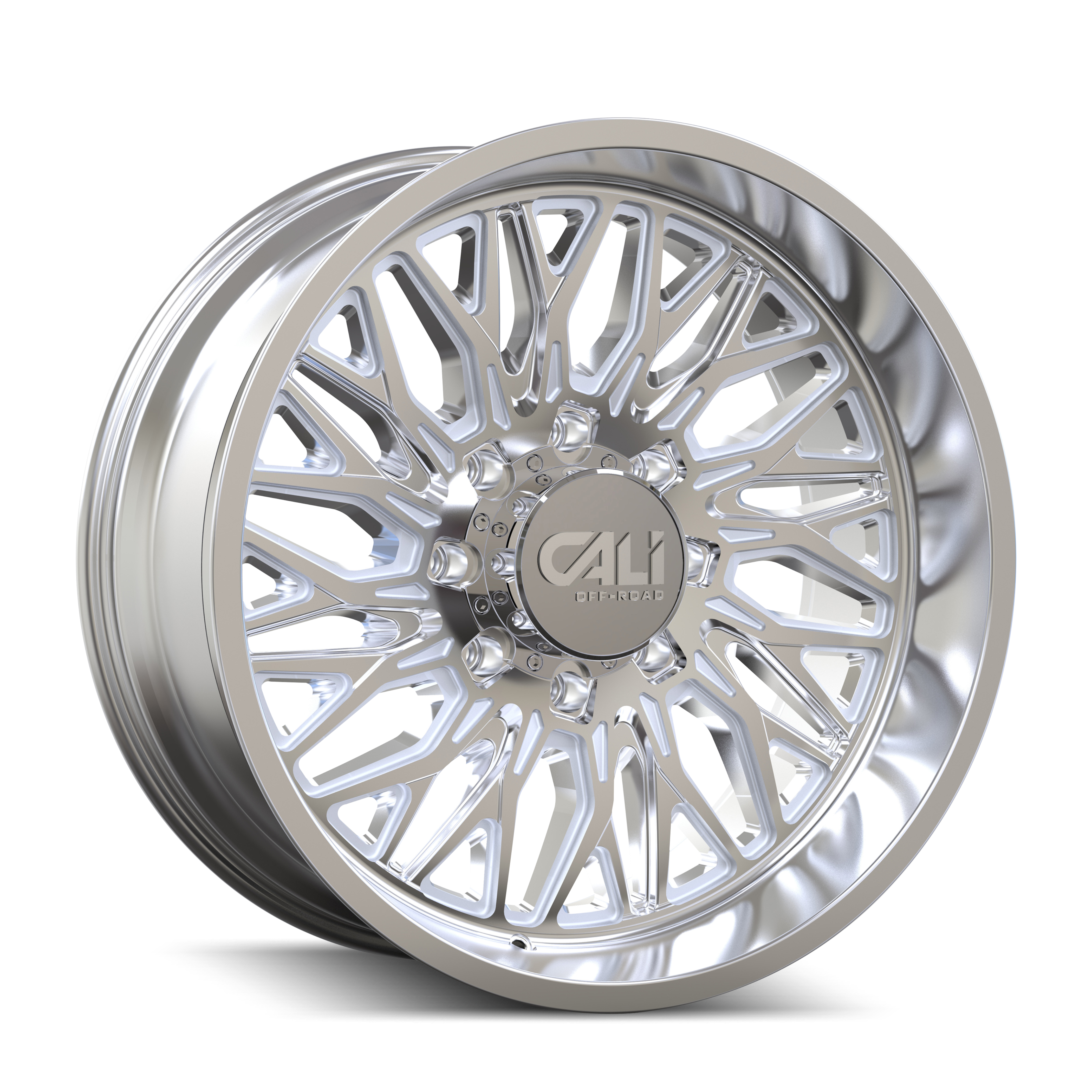 Unleash the Power of CALI OFF-ROAD CRUSHER 22x10 Polished Wheels