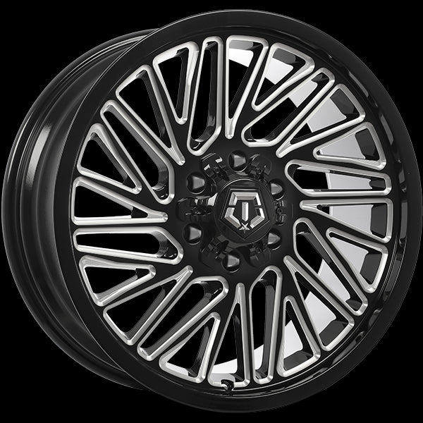 Stunning TIS Wheels 553 - 20x9.0 Gloss Black Milled Edge Wheels! Grab Yours Now!