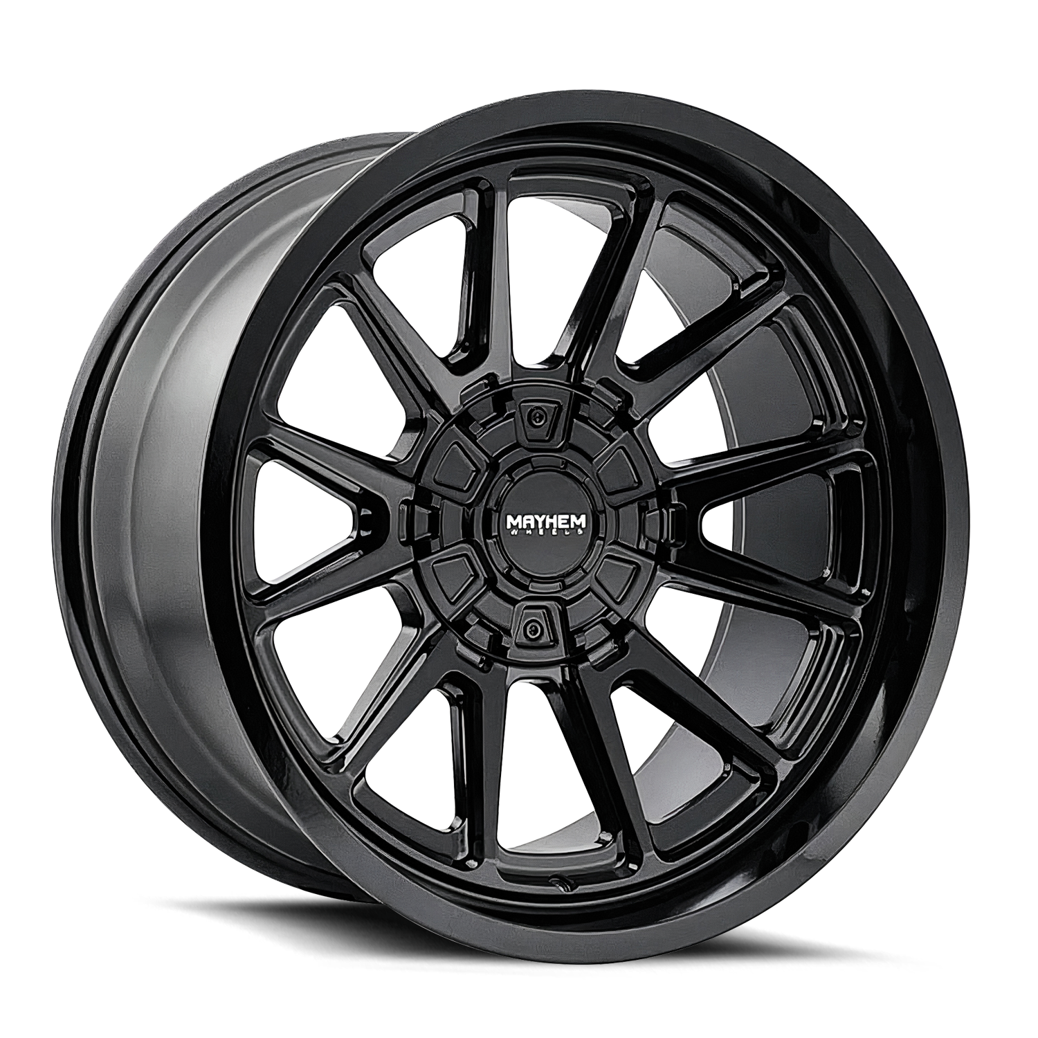 MAYHEM INTREPID 20x9 8x180 ET0 124.1 Gloss Black - Unleash Your Vehicle's Potential!