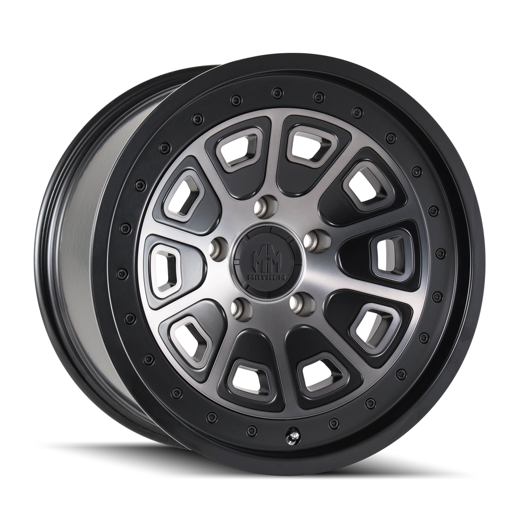 MAYHEM FLAT IRON 20x9 6x135 ET0 87.1 Matte Black Machined - The Ultimate Wheel Upgrade!