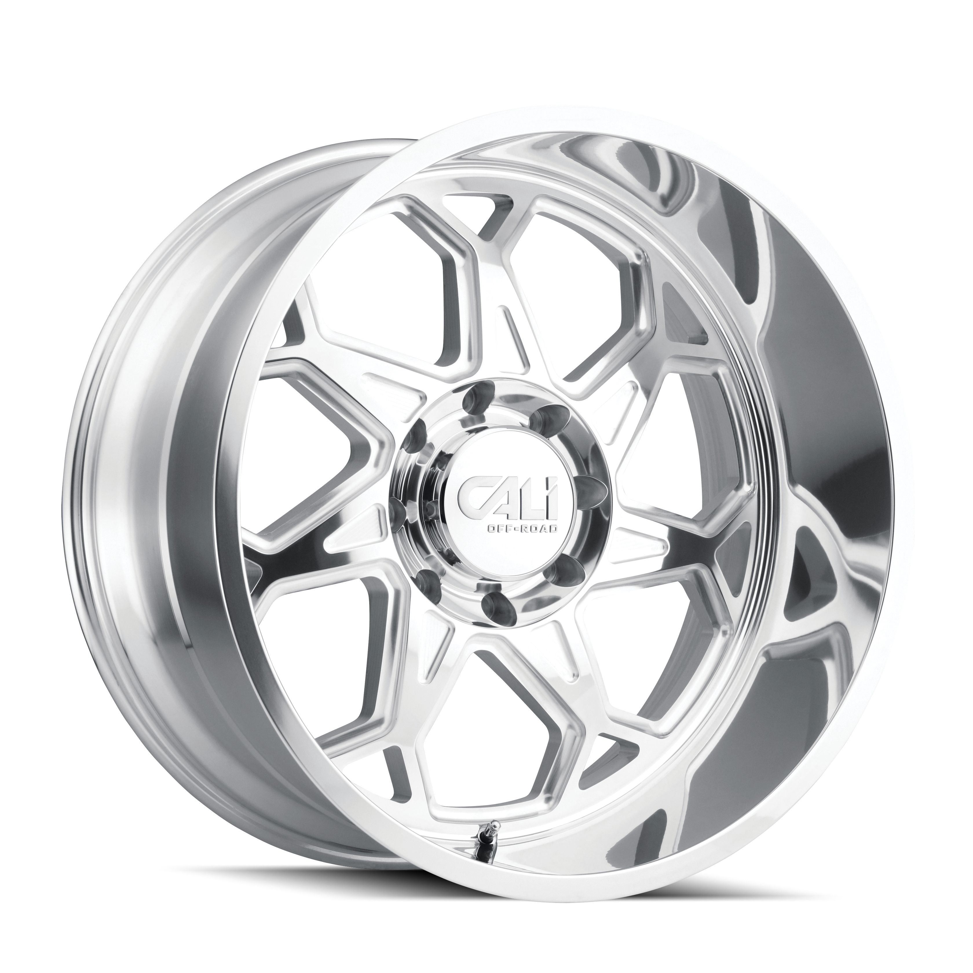 CALI OFF-ROAD SEVENFOLD 20x10 6x139.7 ET-25 106 Polished - The Ultimate Off-Road Wheels!