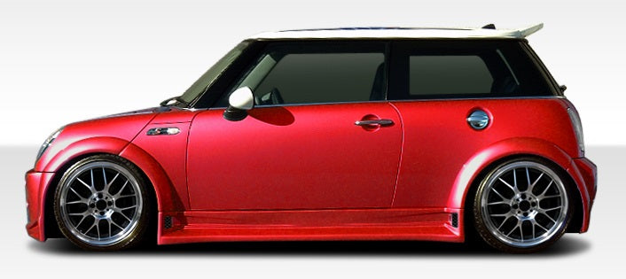 Upgrade Your 2002 - 2006 Mini Cooper! Duraflex Type Z Wide Body Fender Flares 6 - Piece Set