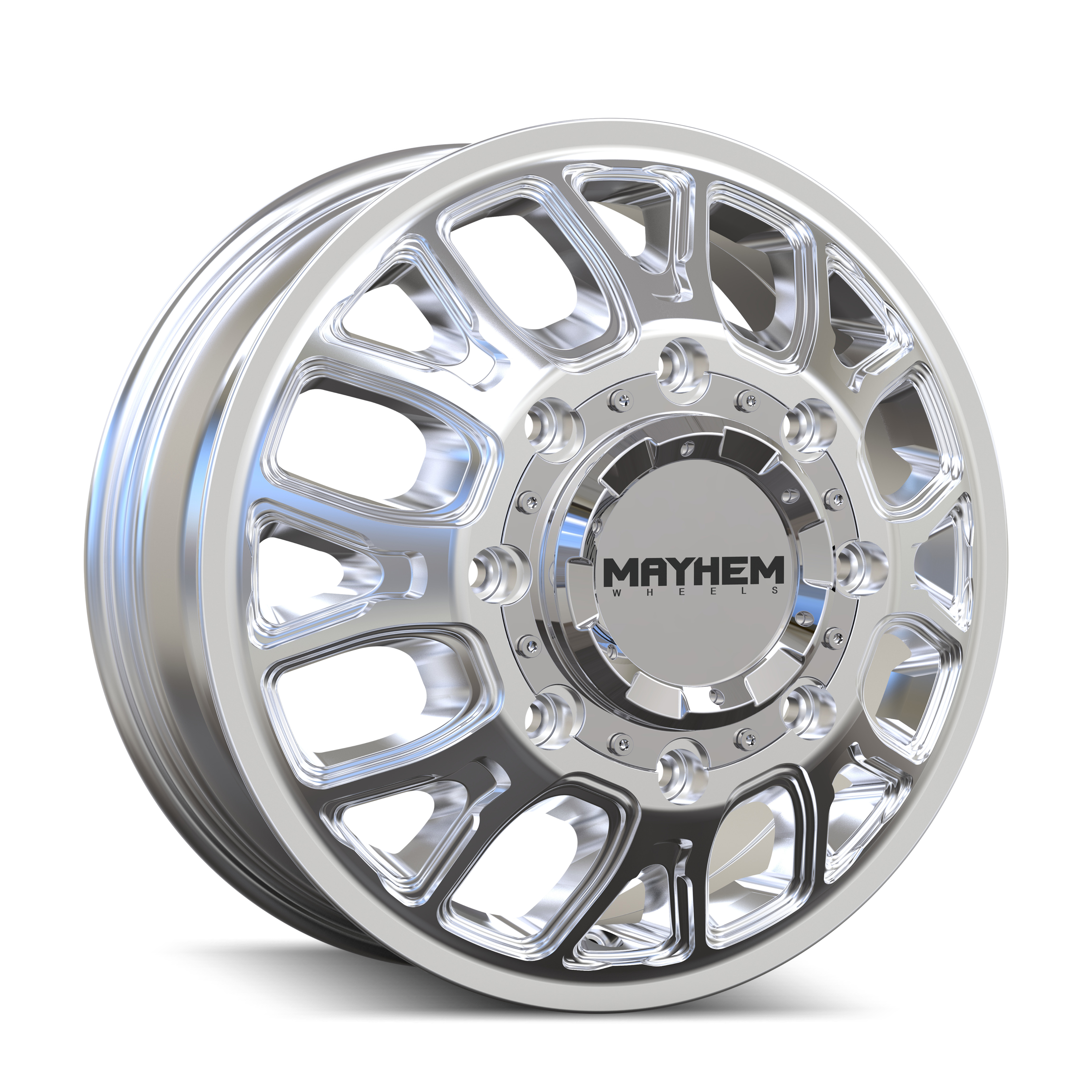 MAYHEM COGENT DUALLY 17x6.5 8x210 ET125 154.2 Polished - The Ultimate Wheel Upgrade