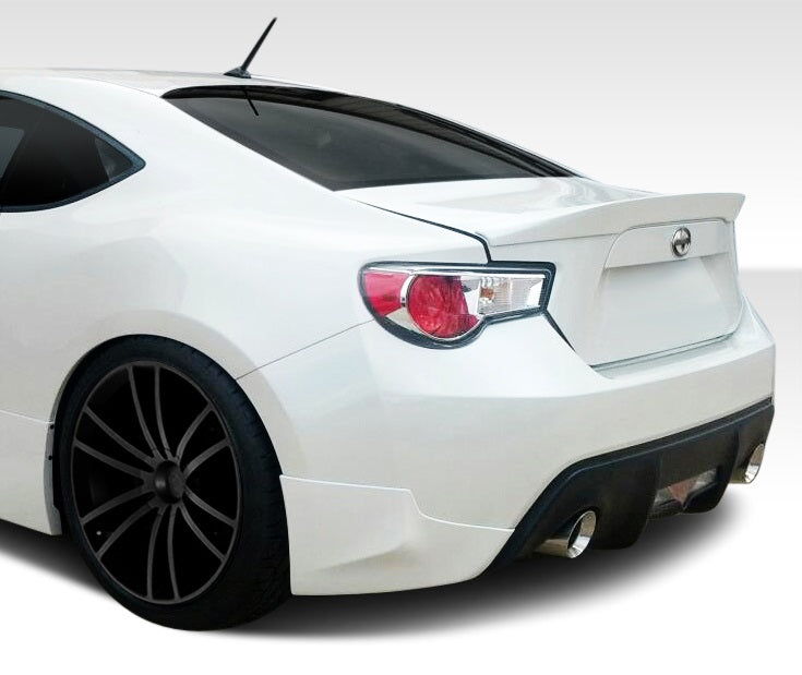 Upgrade Your Ride! 2013 - 2020 Scion FR - S, Toyota 86, Subaru BRZ Duraflex X - 5 Rear Add - On Spat Bumper Extensions (2 - Piece Set)