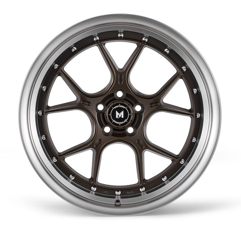 Stunning MFlow MFL1 18X8.5 Wheels with Matt Bronze Machined Lip - Grab Yours Now!