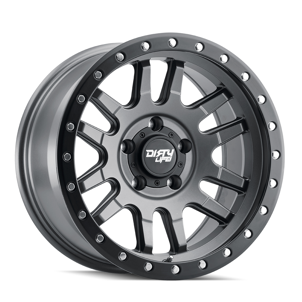 Unleash Your Adventure with Dirty Life Canyon Pro 17x9 Wheels in Satin Graphite