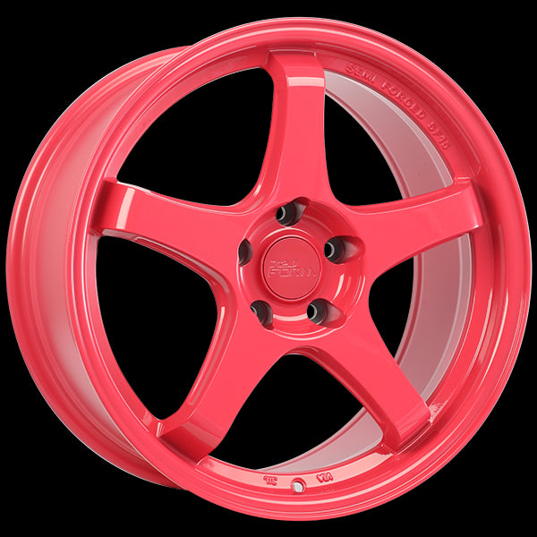 720 Form FF6 Wheels in Stunning Bubble Gum Pink - 17x7.5, 5x114.3 ET35, 73.1