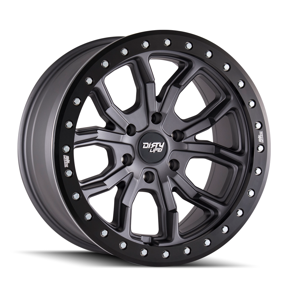 Revolutionize Your Ride with DIRTY LIFE DT-2 17x9 5x127 ET-38 78.1 Satin Gunmetal Wheels