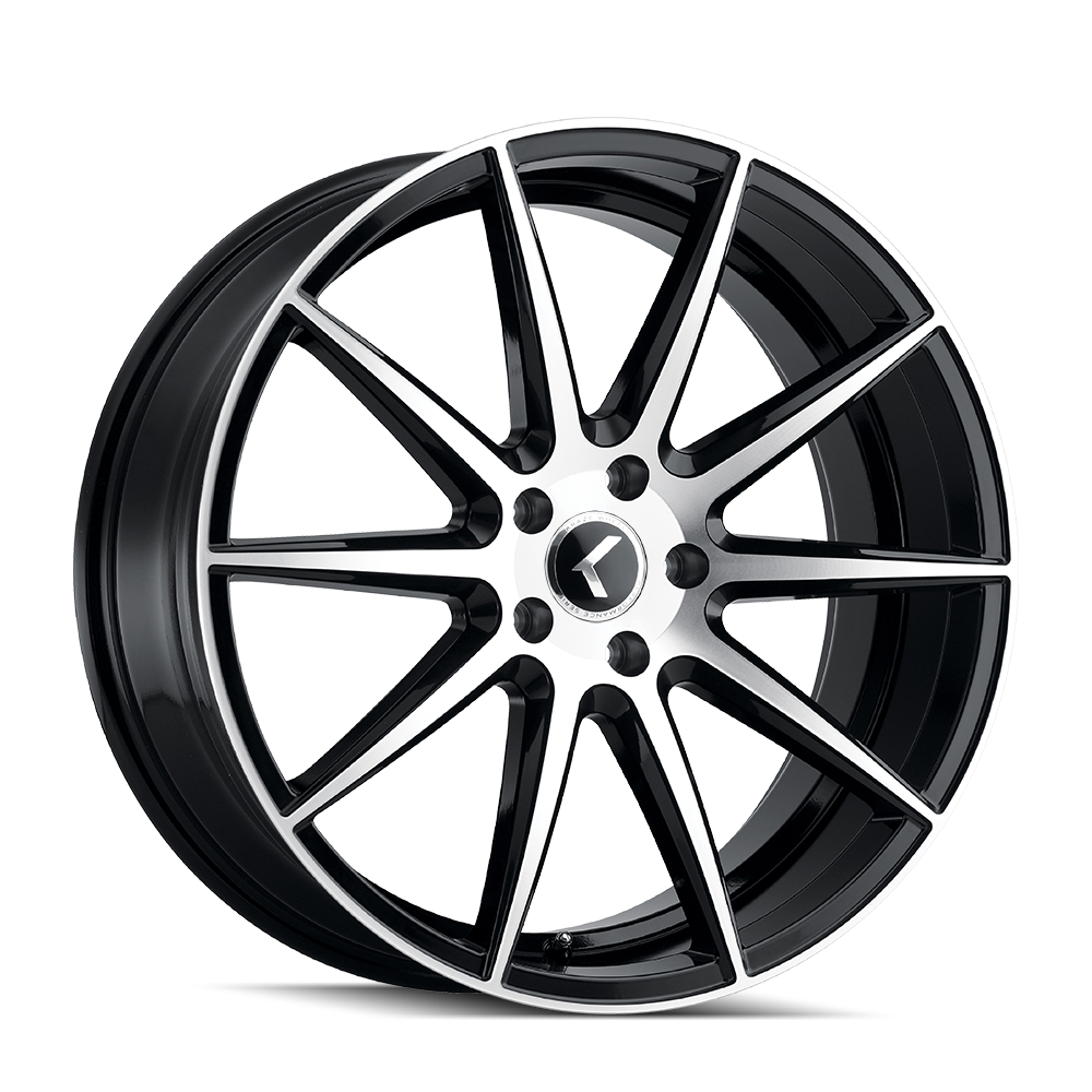 KRAZE COSMOS Gloss Black Machined Wheels - Stunning 20x8.5 5x108 ET38 63.5