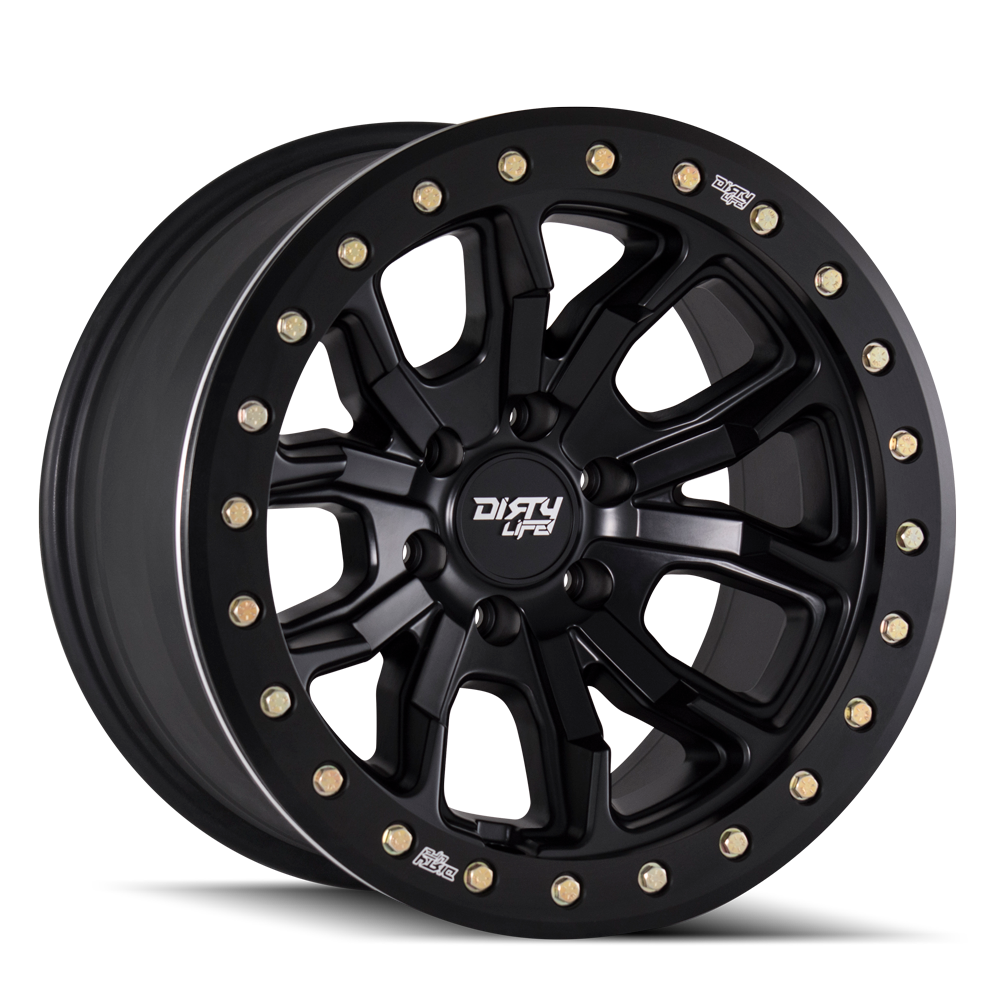 Get the Stunning DIRTY LIFE DT-1 17x9 5x127 ET-38 78.1 Satin Black Wheels Now!
