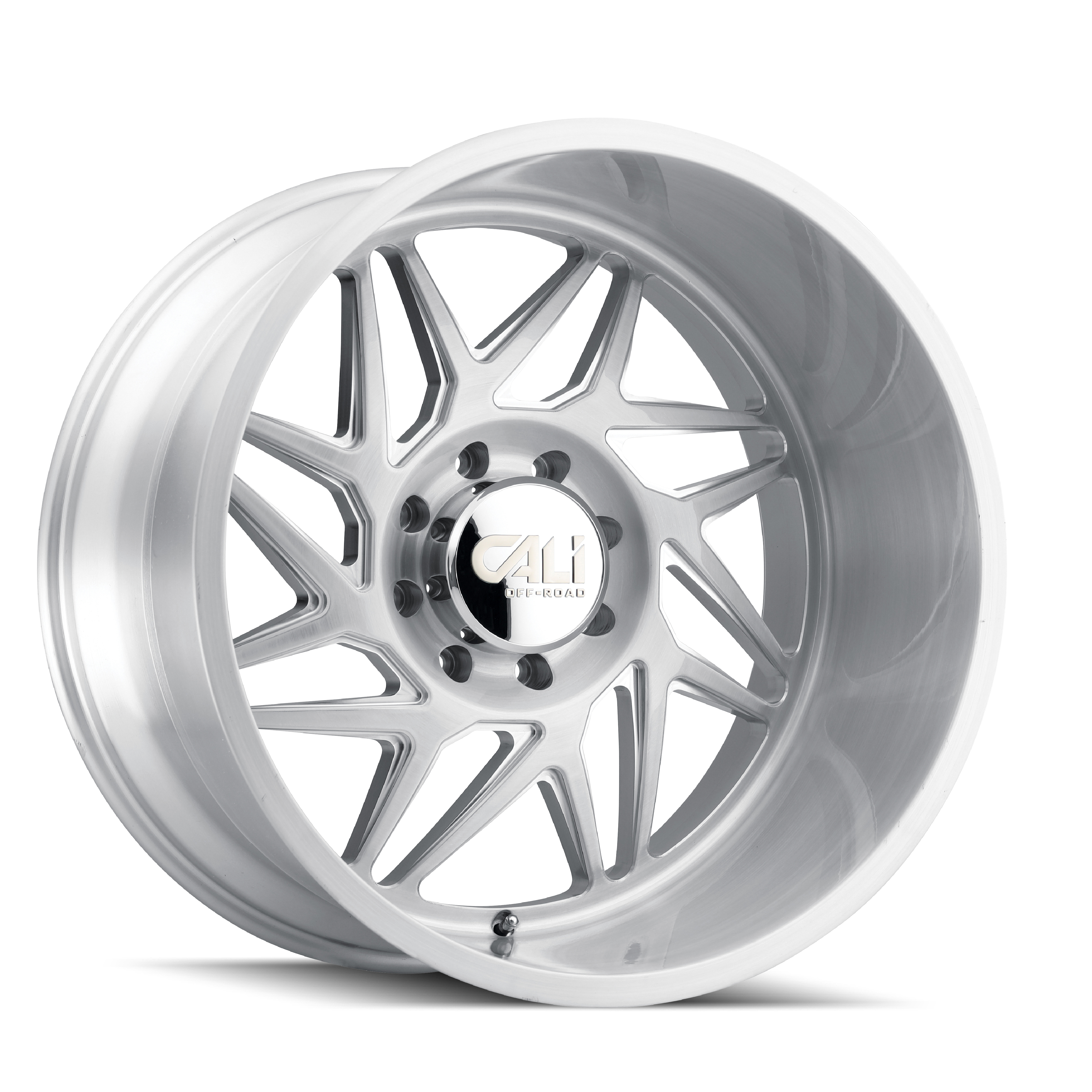 Unleash Your Adventure with CALI OFF-ROAD GEMINI 20x10 Brushed Milled Wheels