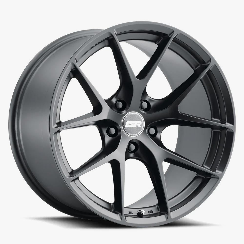 ESR RF2 19x9.5 5x120.6 (Custom Drill) ET22 Matte Black - Stunning Wheels for Your Ride