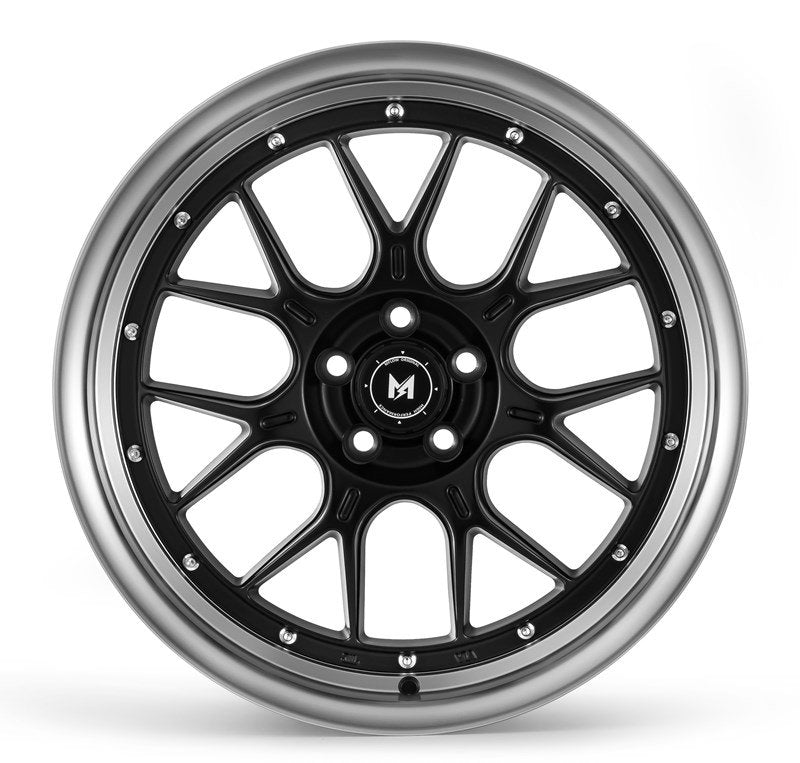 Stunning MFlow MFL2 Wheels - 20x8.5, Matt Black Machined Lip!