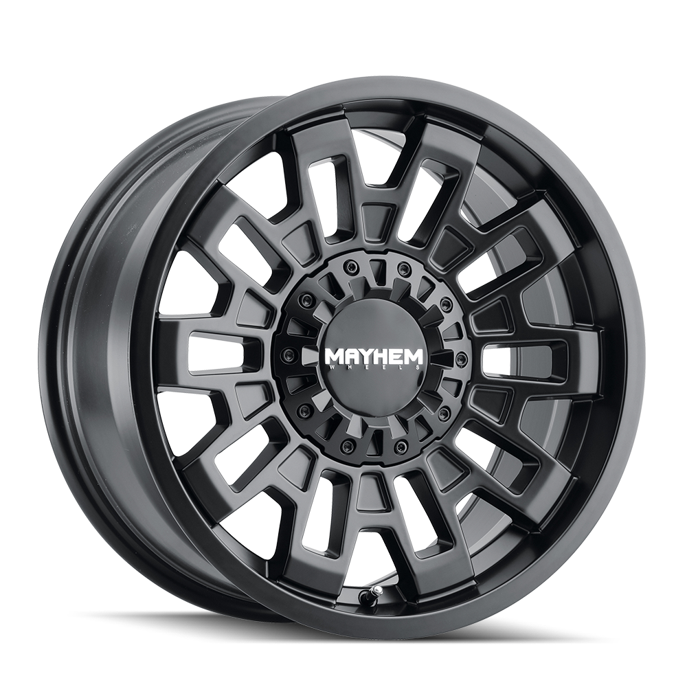 MAYHEM CORTEX 20x9 Matte Black Wheels - Unleash Your Vehicle's Potential!