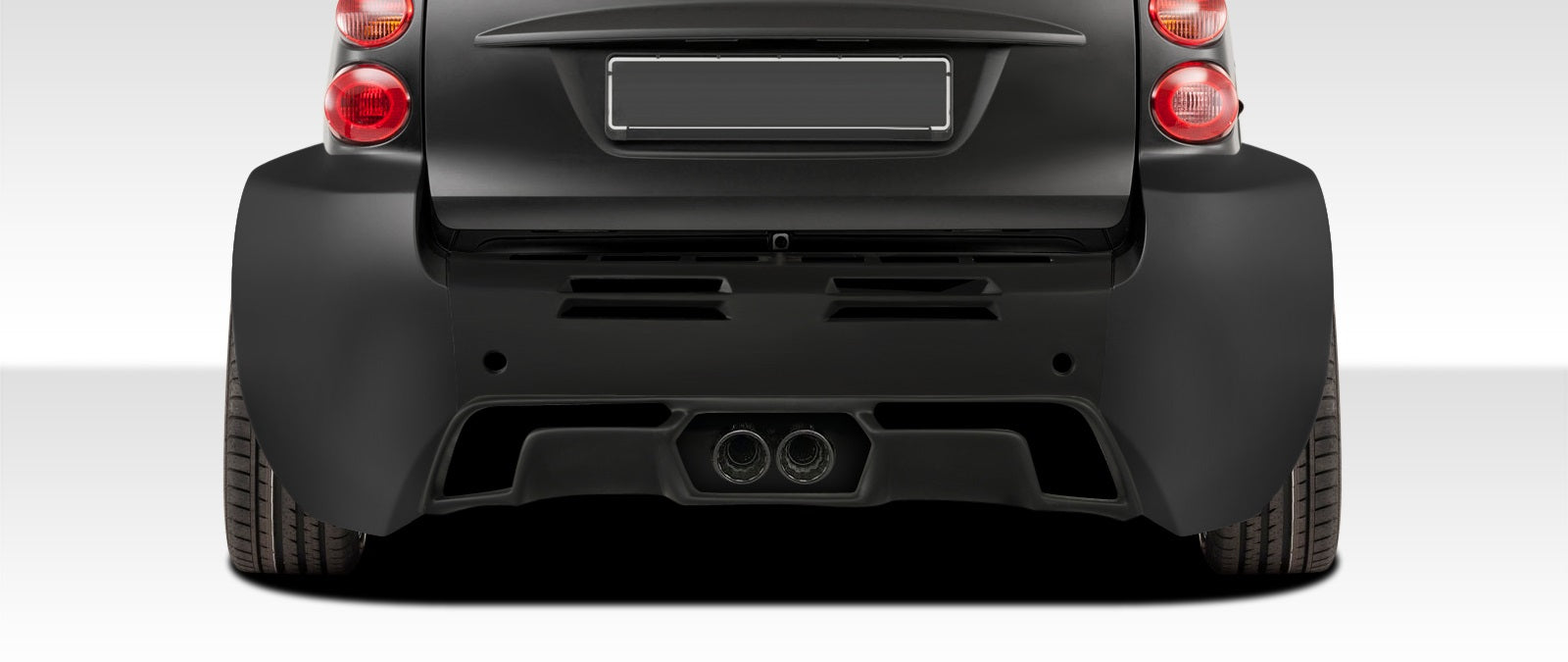 Revamp Your 2008 - 2016 Smart ForTwo with Duraflex GT300 Wide Body Rear Diffuser (1 Piece)