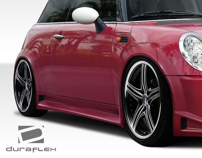 Upgrade Your 2002 - 2006 Mini Cooper! Duraflex Type Z Wide Body Fender Flares 6 - Piece Set
