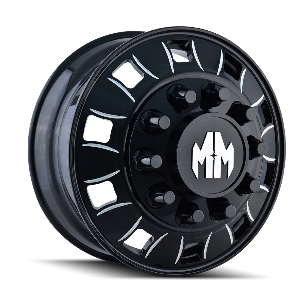 MAYHEM BIGRIG - Stunning 22.5x8.25 Matte Black Wheels, Grab Yours Now!